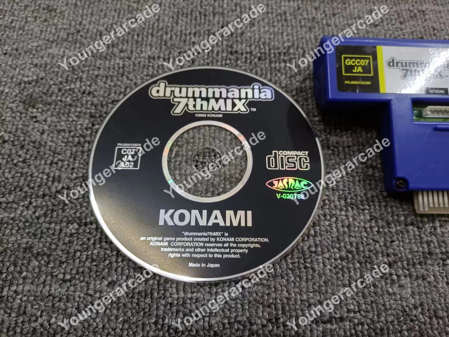 Used Konami DrumMania 7th Mix CD-ROM Arcade Part Without Testing
