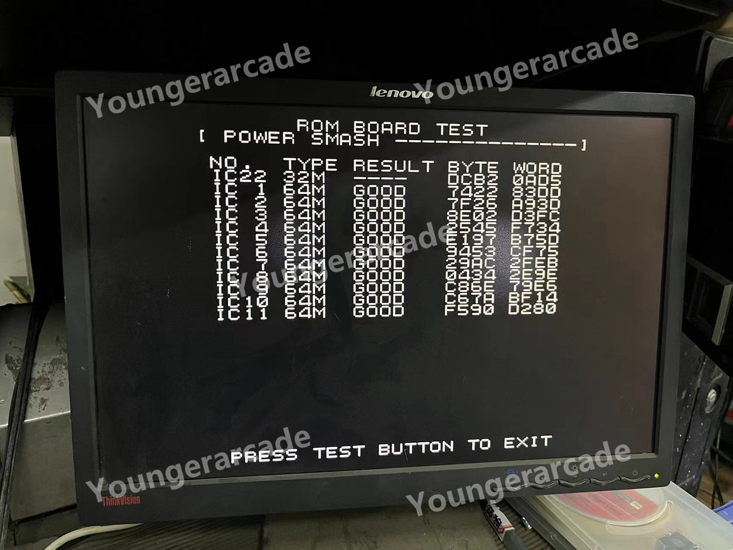 Used Sega Naomi Power Smash Arcade Game Cartridge Tested Working