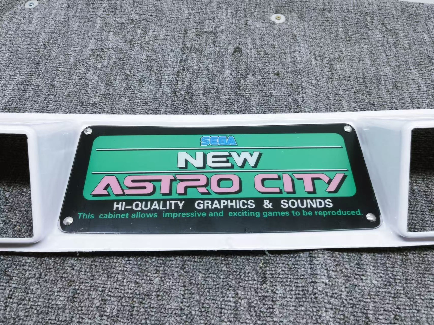 REPRO Sega New Astro City Topper Frame