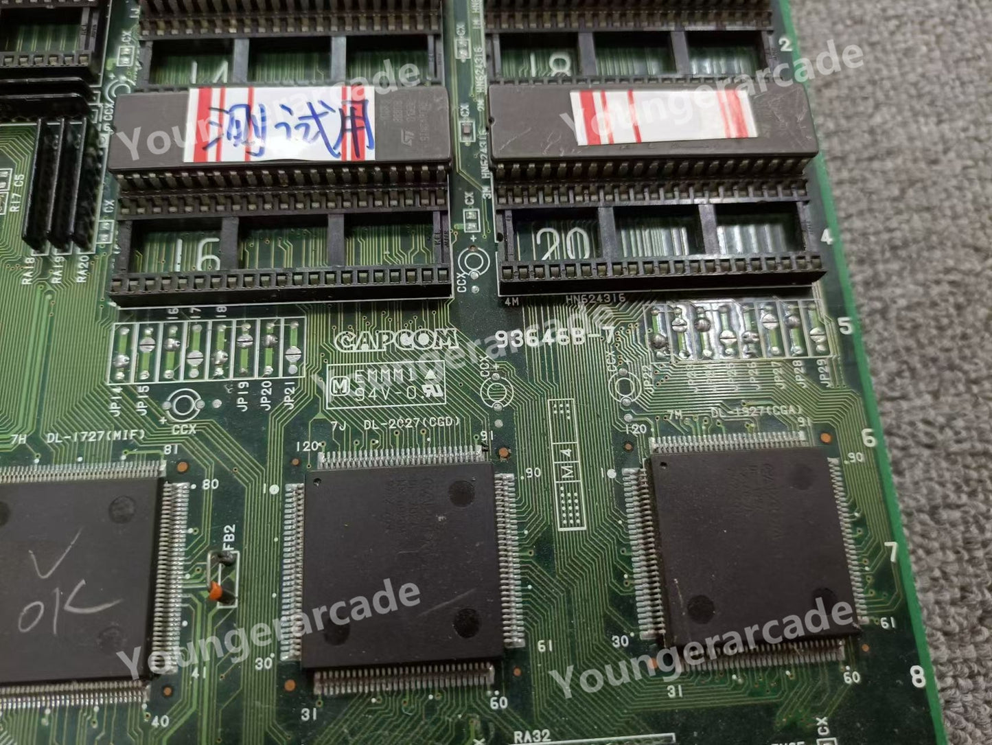Used CP System II CPS2 Super Street Fighter 2 X Unknown Region Tested Working