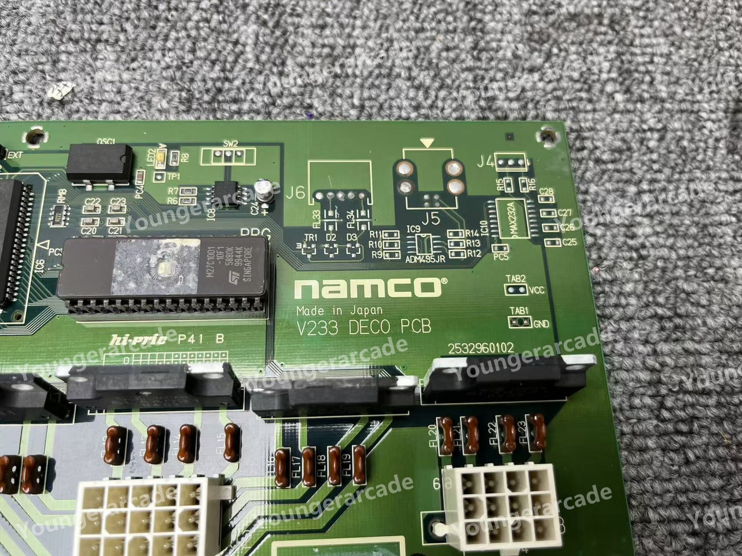 Used Namco System 12 Truck Kyosokyoku V233 DECO PCB Tested Working