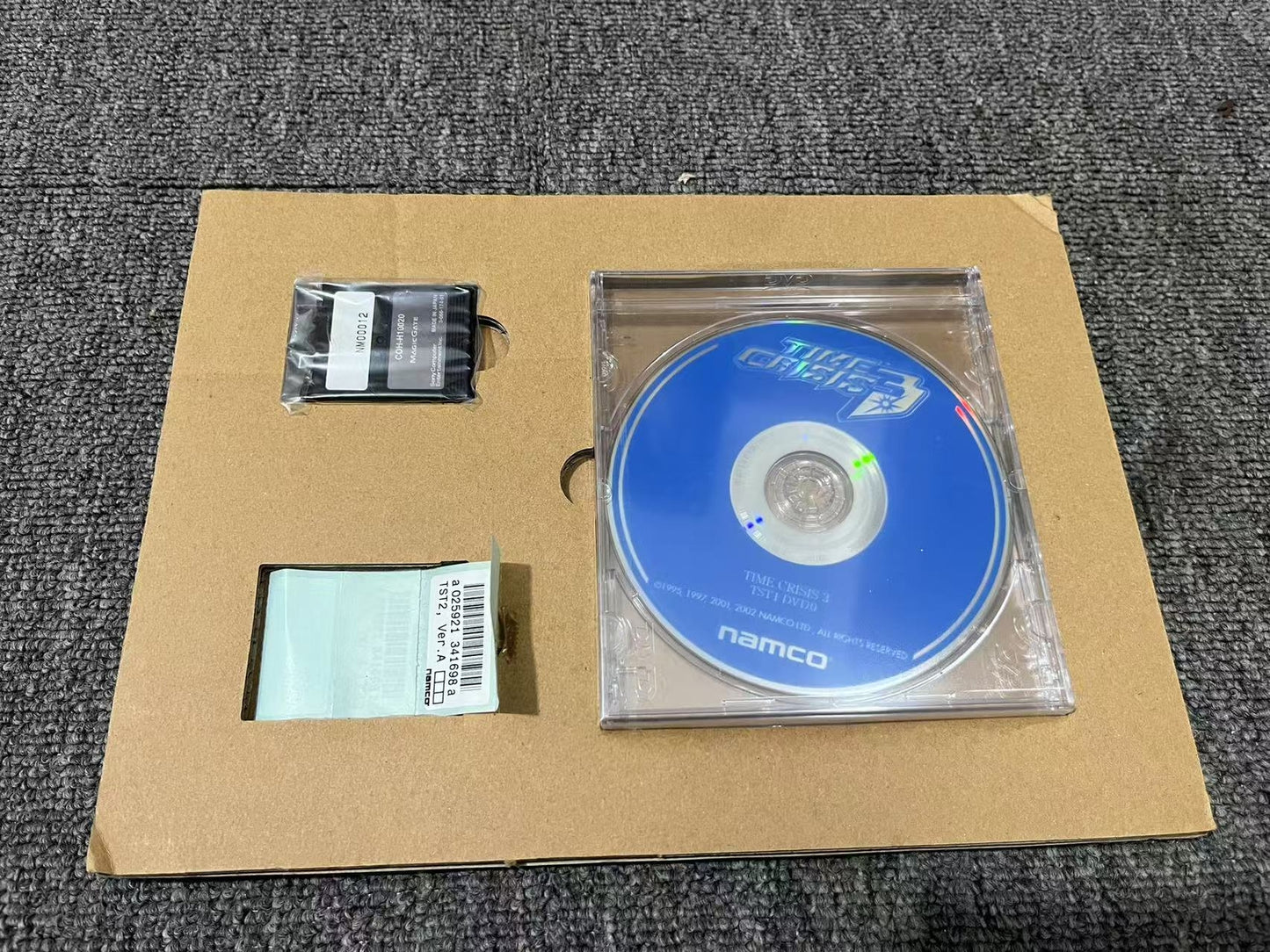 Namco System 246 Time Crisis 3 DVD-ROM Disc with Security Dongle Tested Working