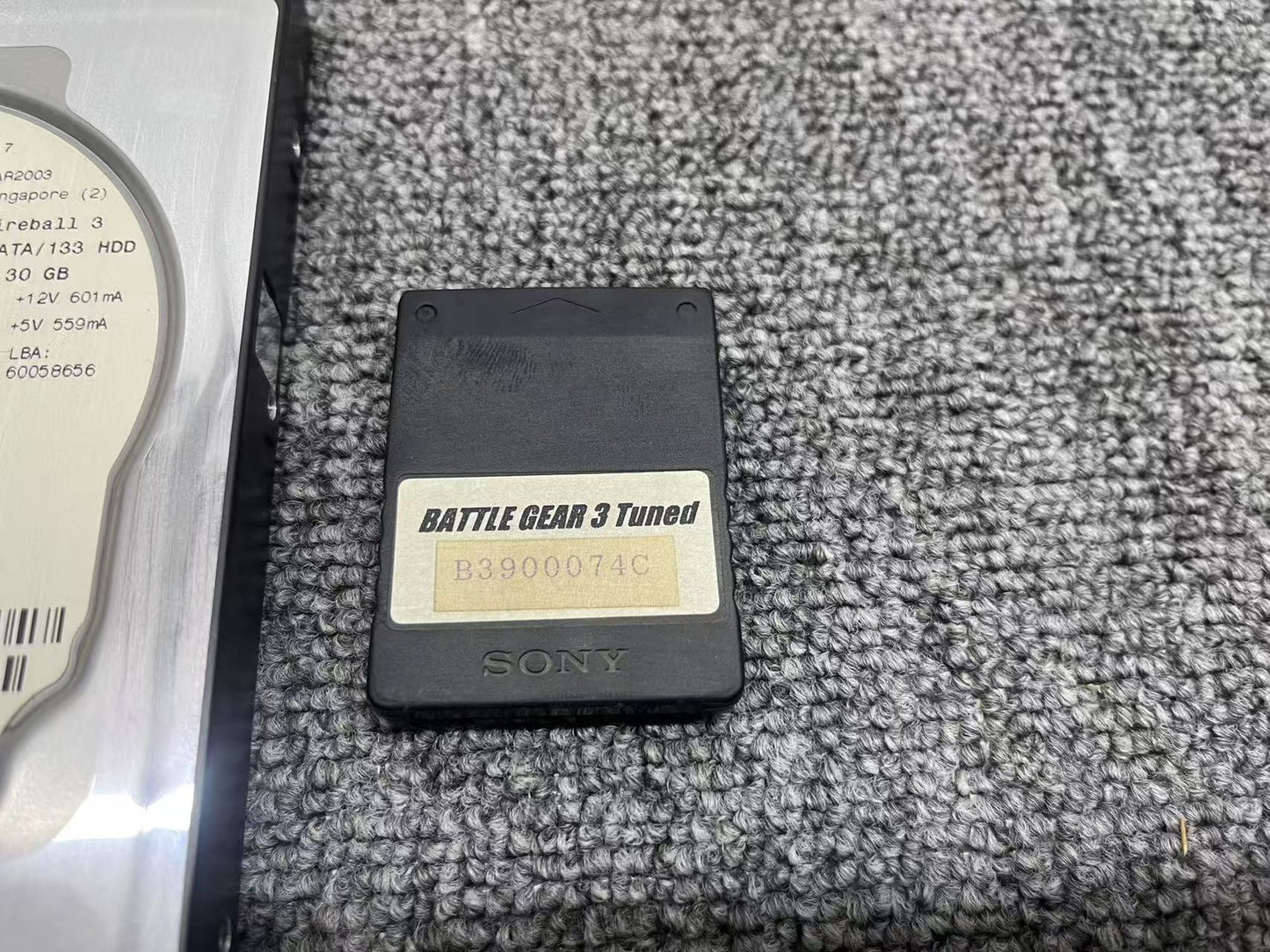 Used Taito Battle Gear 3 HDD with Security Chip Tested Working