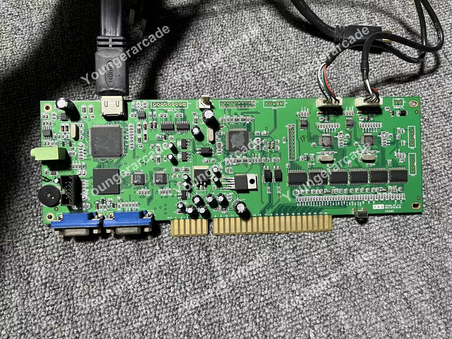 Retro Arcade Jamma To USB Converter Board PCB MAME Game Tested Working