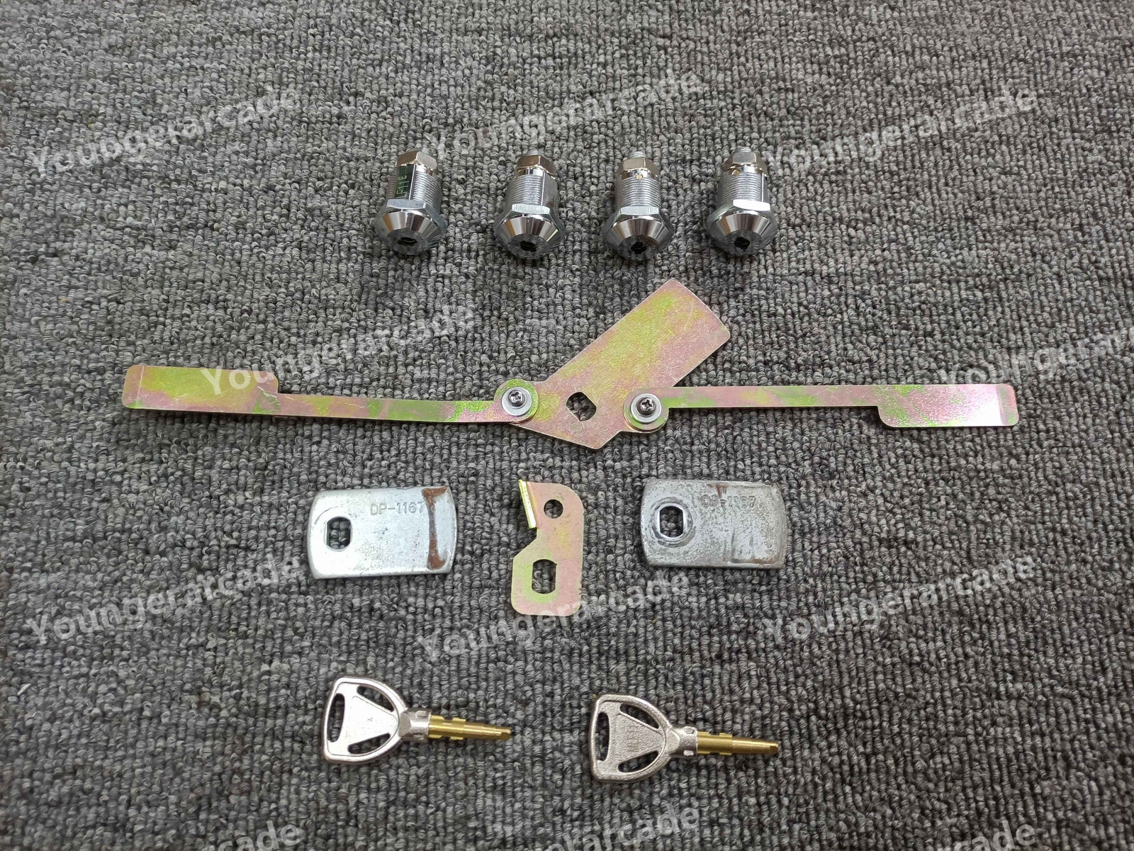 REPRO Sega Blast City Locks Keys Arcade Parts