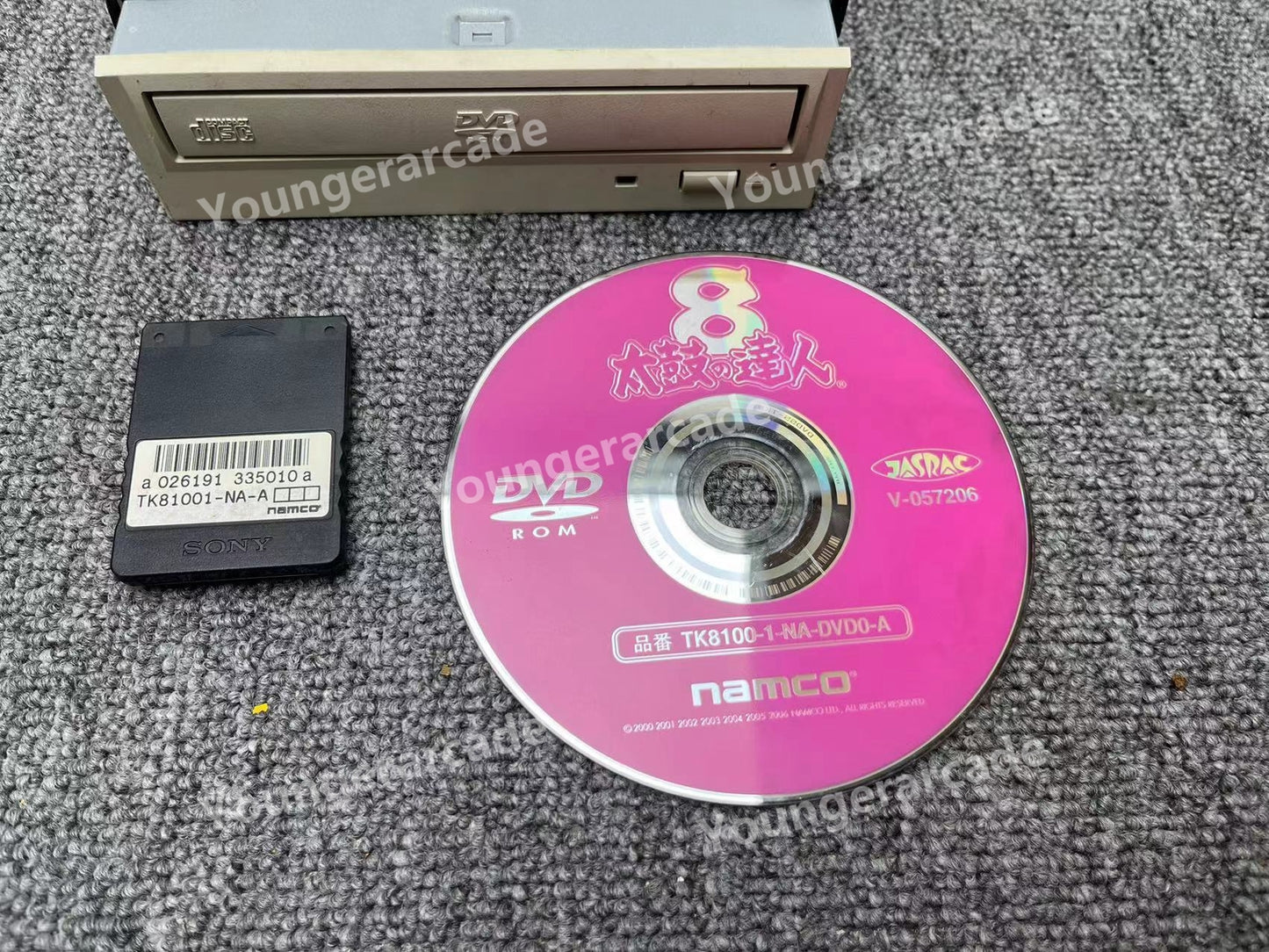 Namco System 246 Taiko No Tatsujin 8 DVD-ROM with Security Chip Tested Working