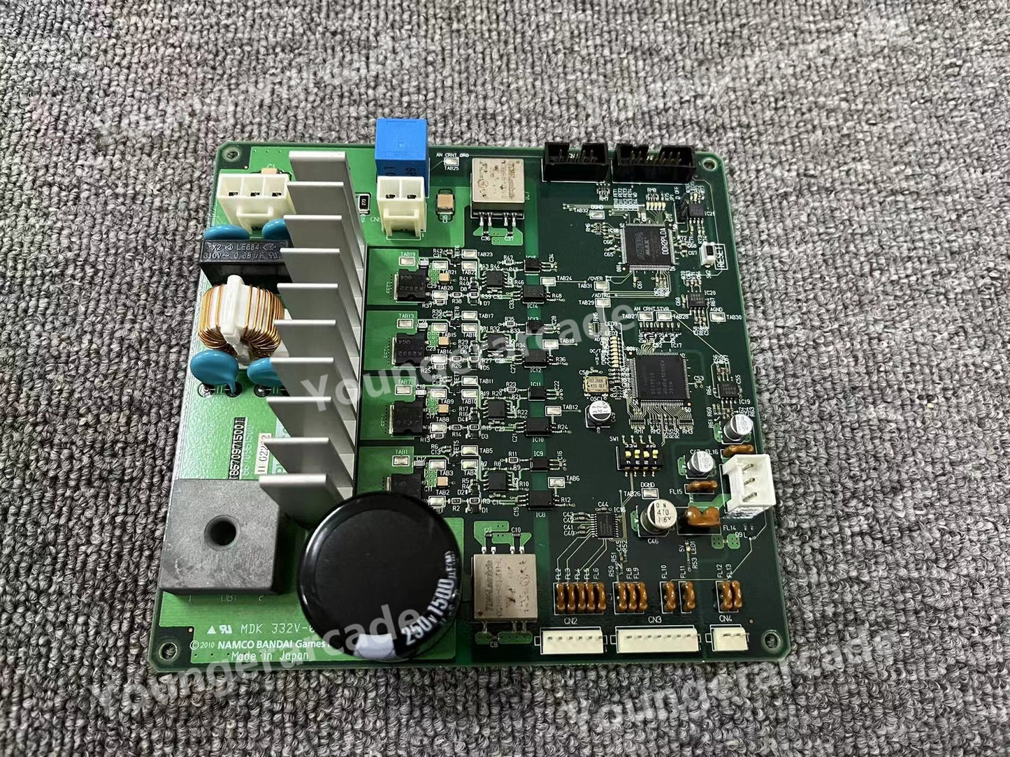 Used Namco Wangan 3DX 332V Motor Driver Board PCB Tested Working