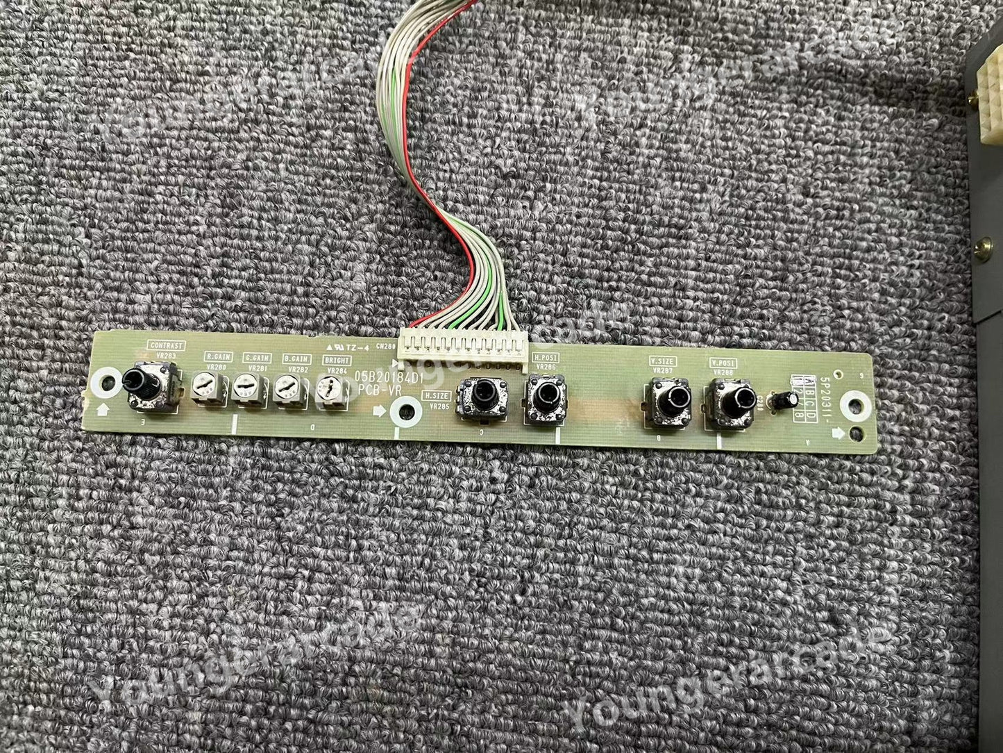 Used Nanao MS2934 CRT Chassis Arcade Game Cabinet Tube Part Tested Working