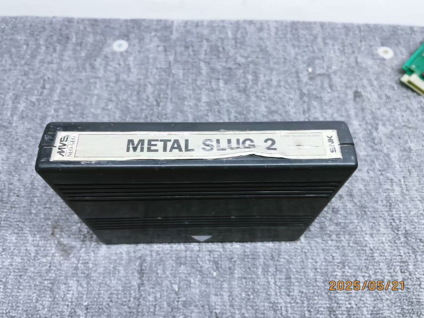 USED SNK NeoGeo MVS Metal Slug 2 Cartridge Tested Working