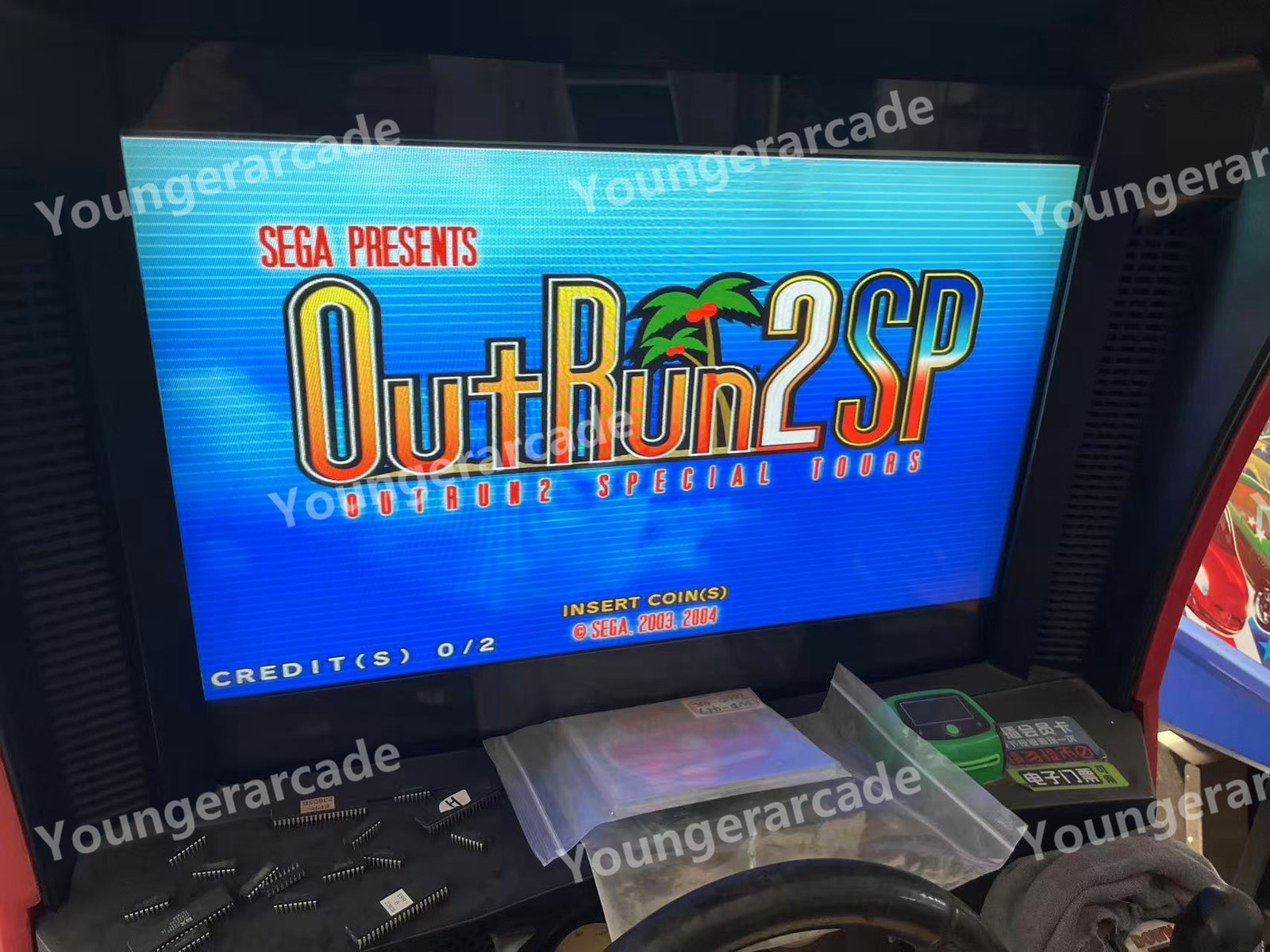 Used Sega Chihiro Outrun 2 SP CF Card ROM Tested Working