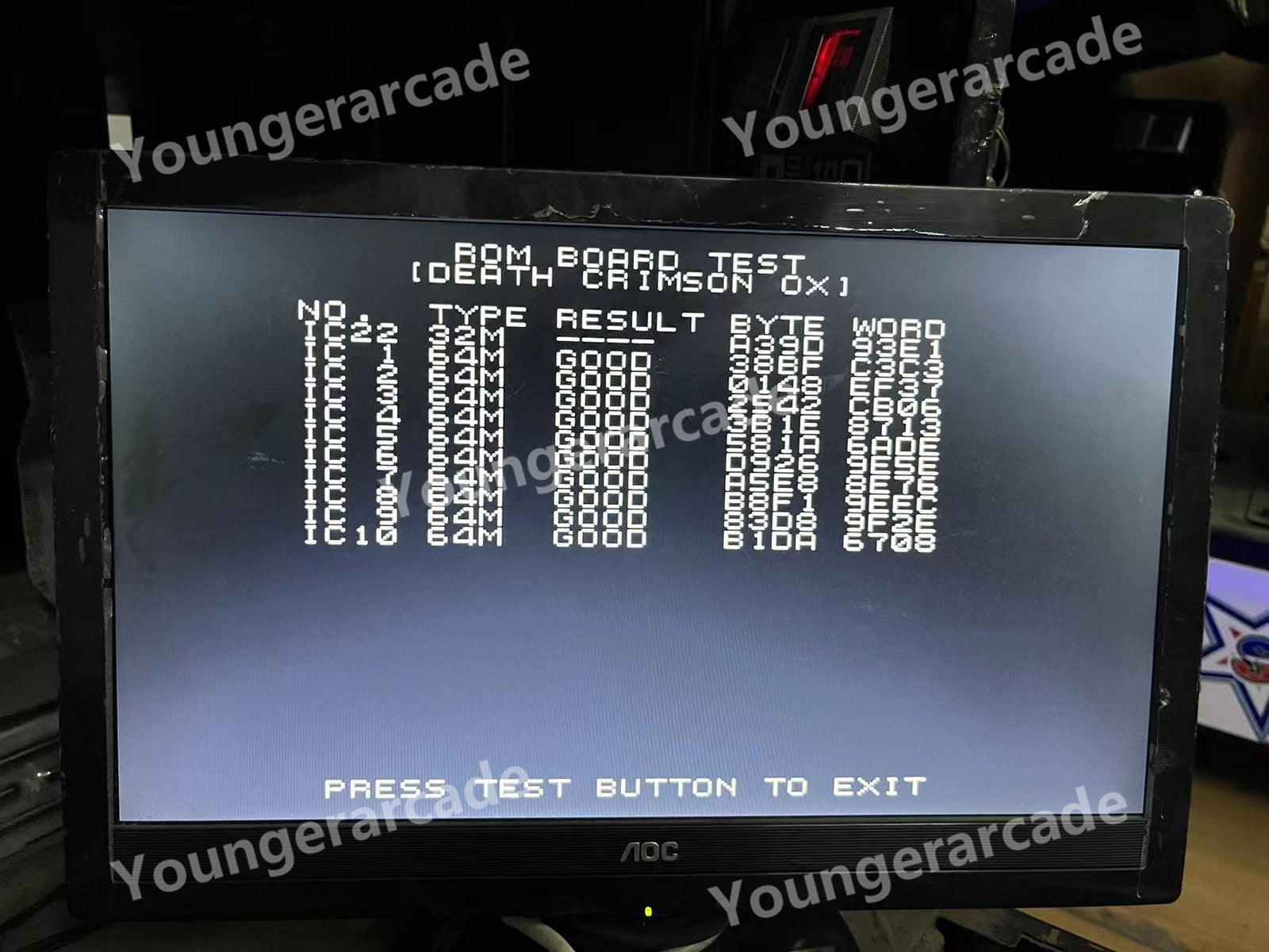 Used Sega Naomi with Death Crimson OX Arcade Game Cartridge Tested Working