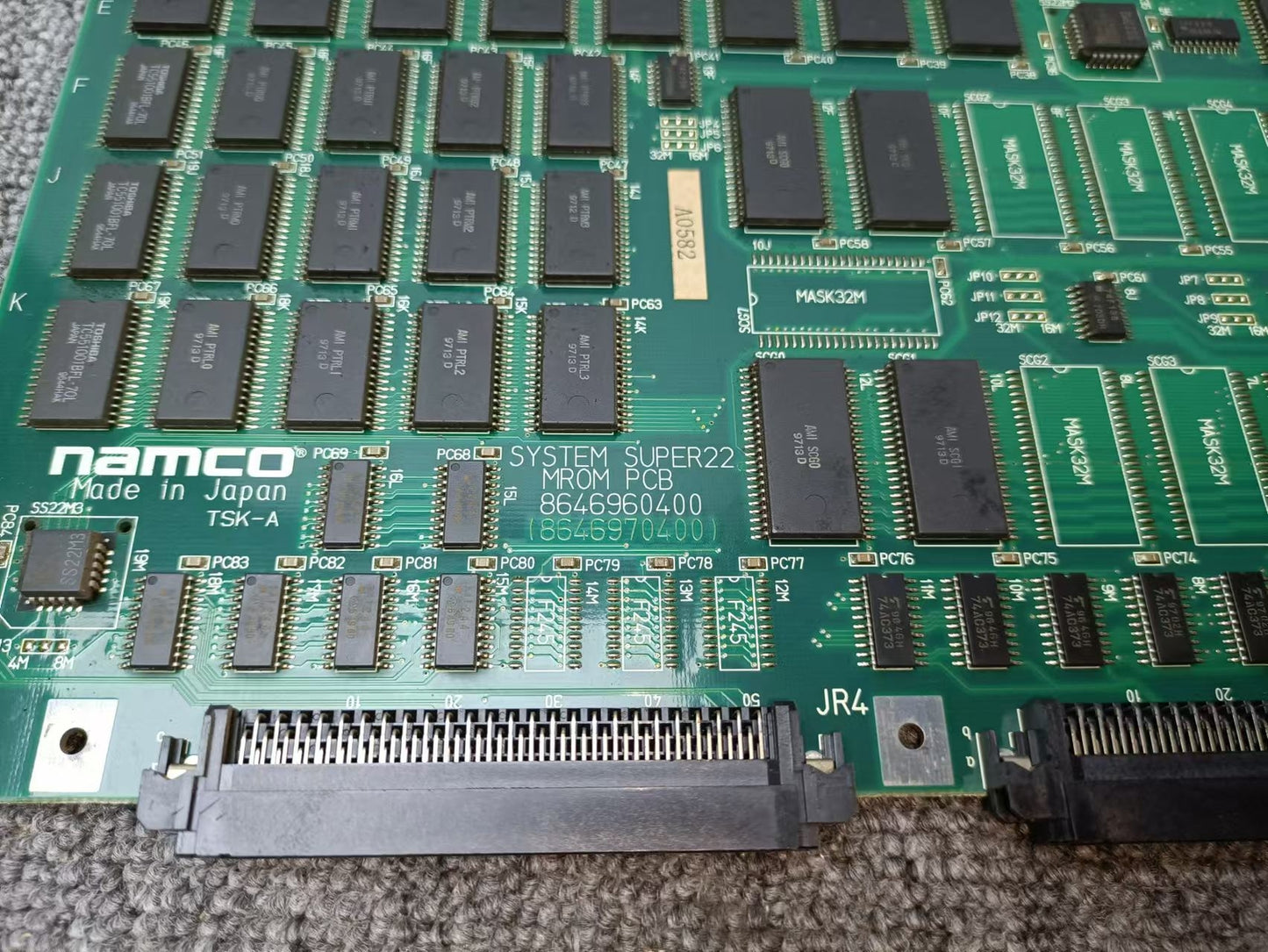Namco System Super 22 Armadillo Racing MROM PCB Tested Working