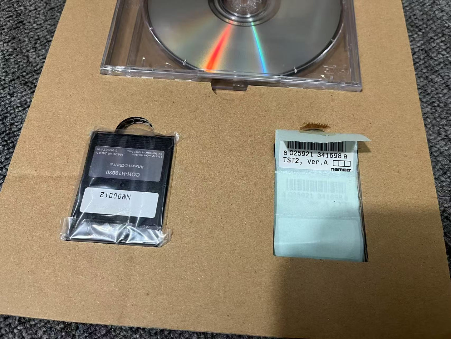 Namco System 246 Time Crisis 3 DVD-ROM Disc with Security Dongle Tested Working