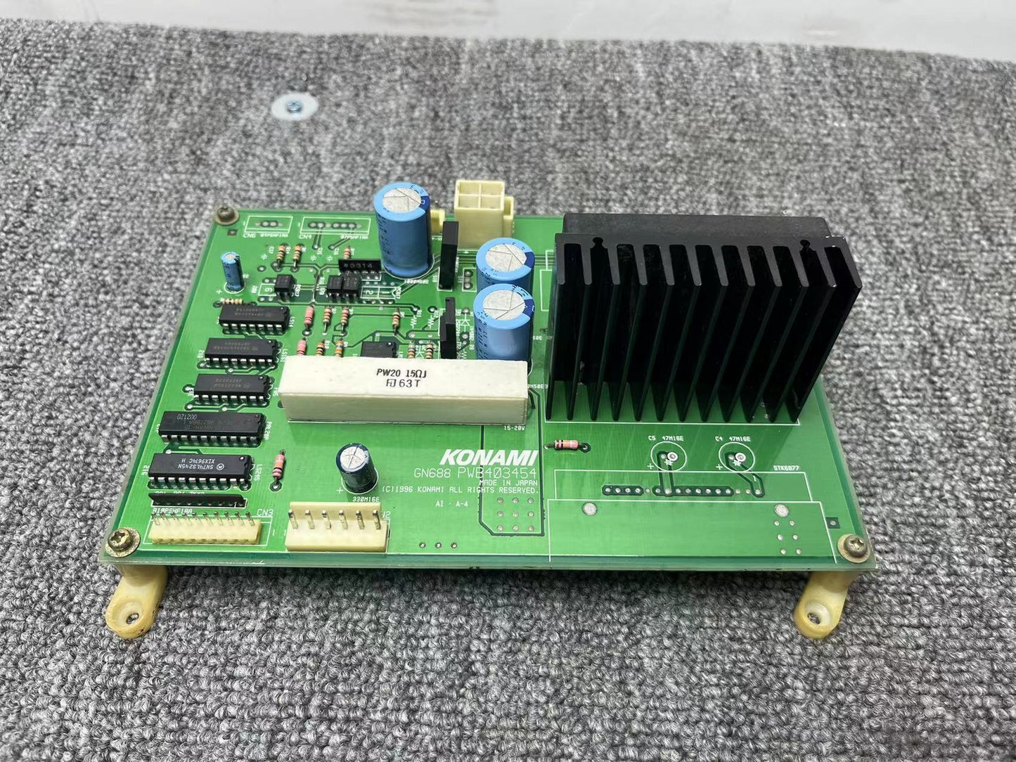 Used Konami GN688 AMP Arcade Game PCB Board Tested Working