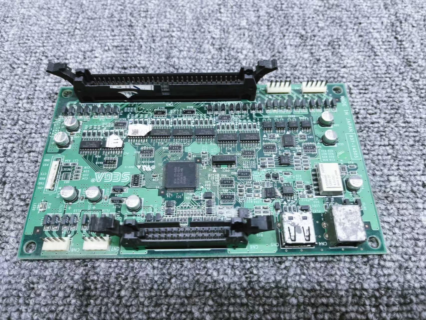 USED Sega Naomi Chihiro JVS I/O PCB Board 837-14505 Tested Working