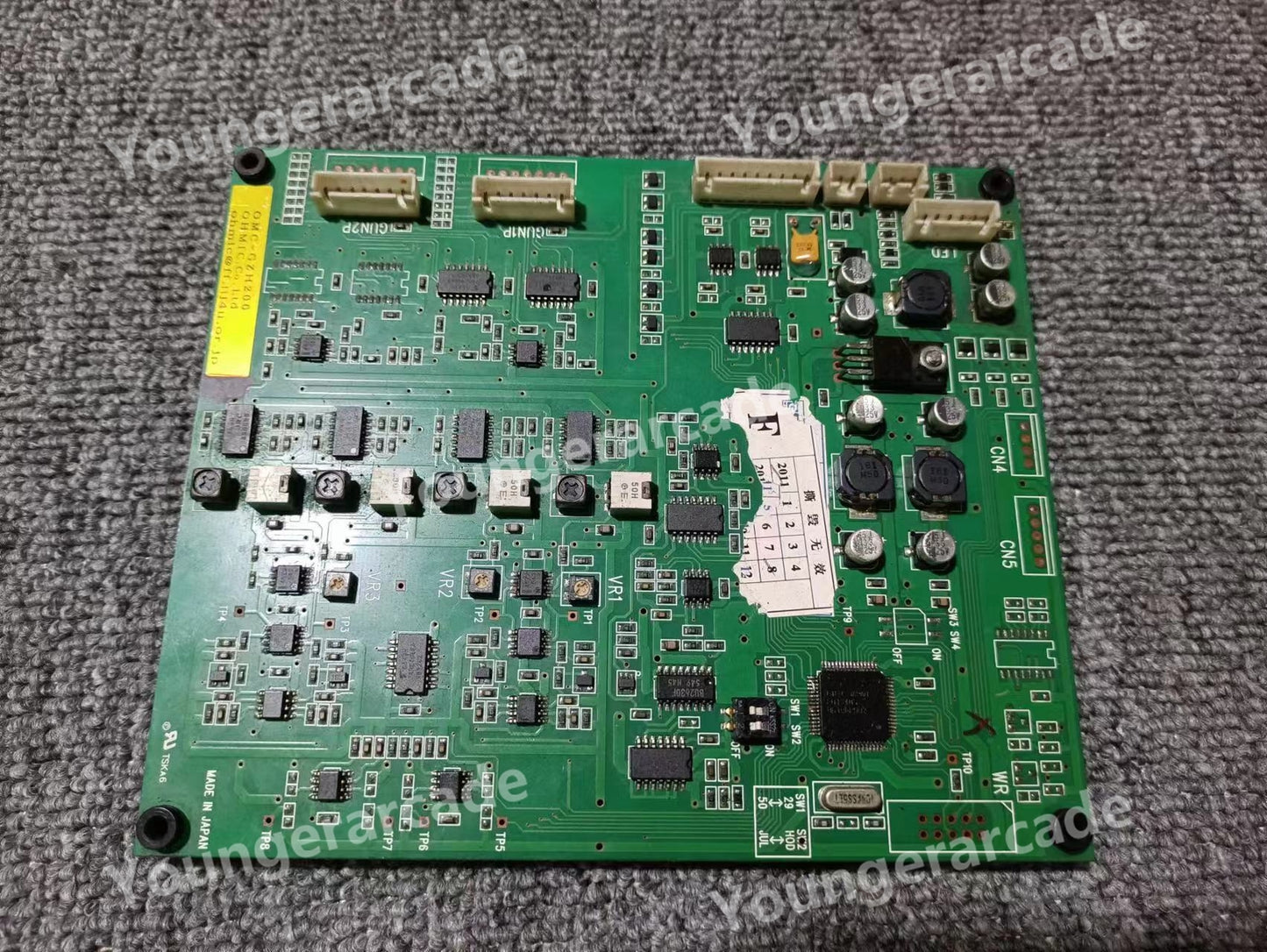 Used Time Crisis 4 Ghost Squad Gun Sensor PCB OMC-GZH200 I/O Tested NOT Working