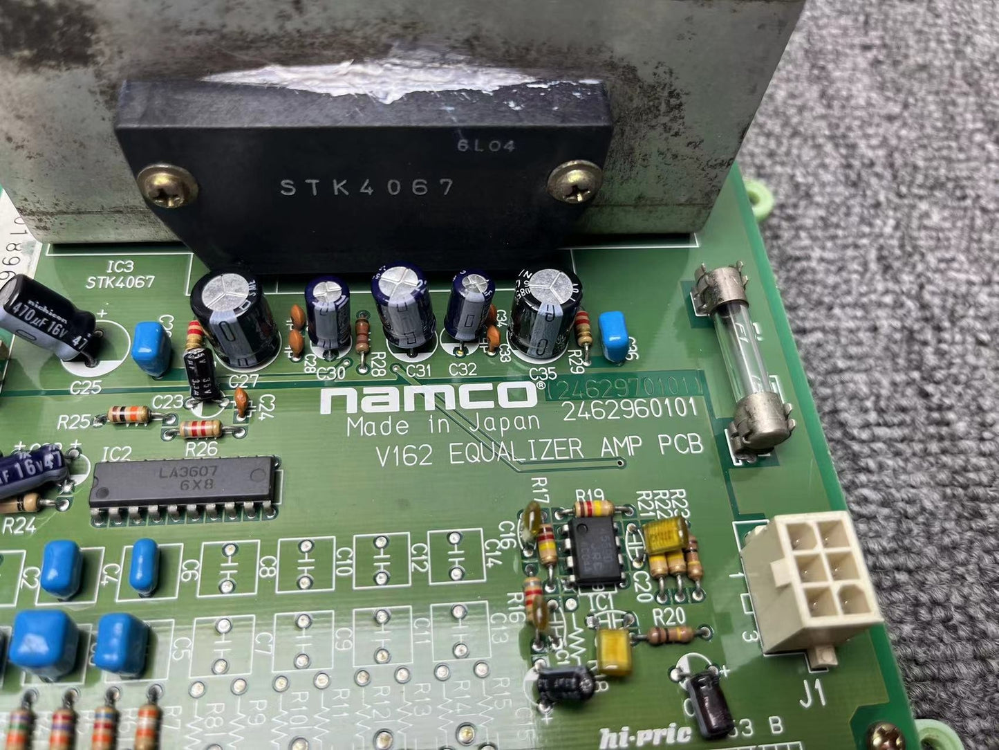 Used Namco V162 Equalizer AMP PCB Board 2462970101 Tested Working
