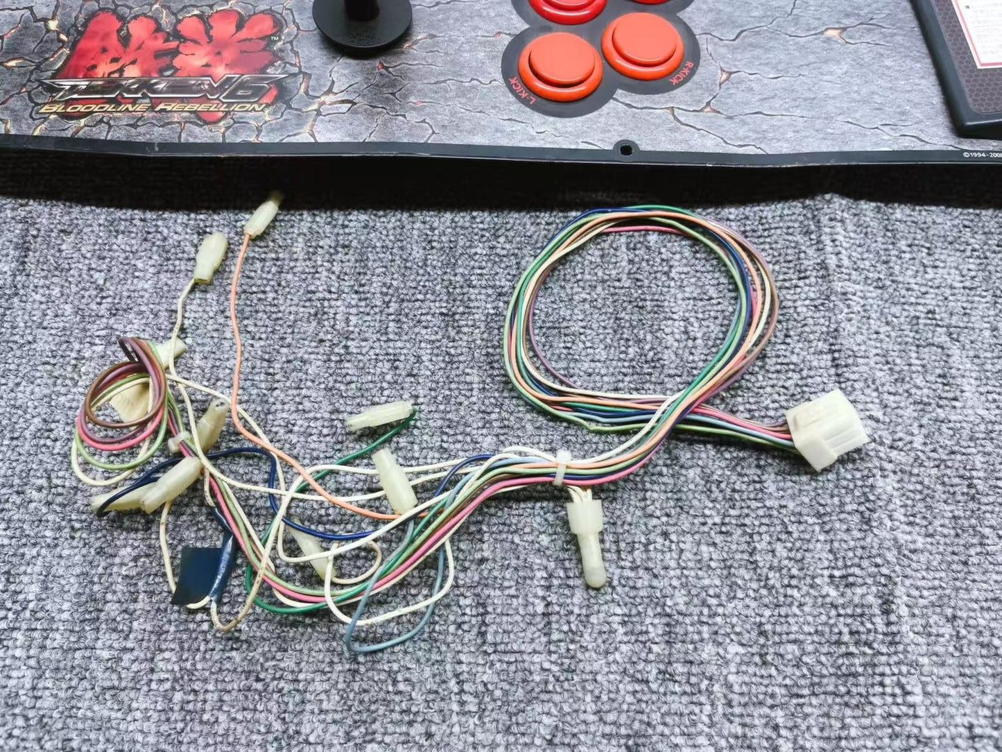 Used Namco Tekken 6 Arcade Game Control Panel Without Testing