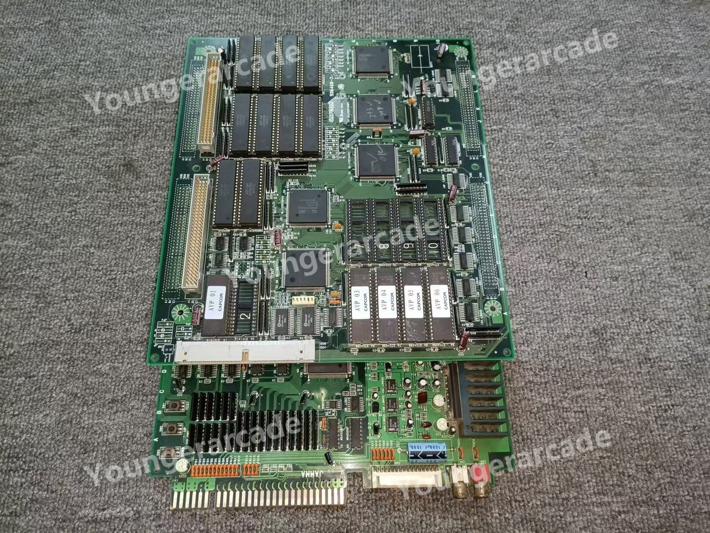 Used CP System II CPS2 Alien Vs. Predator Unknown Region Board Tested Working