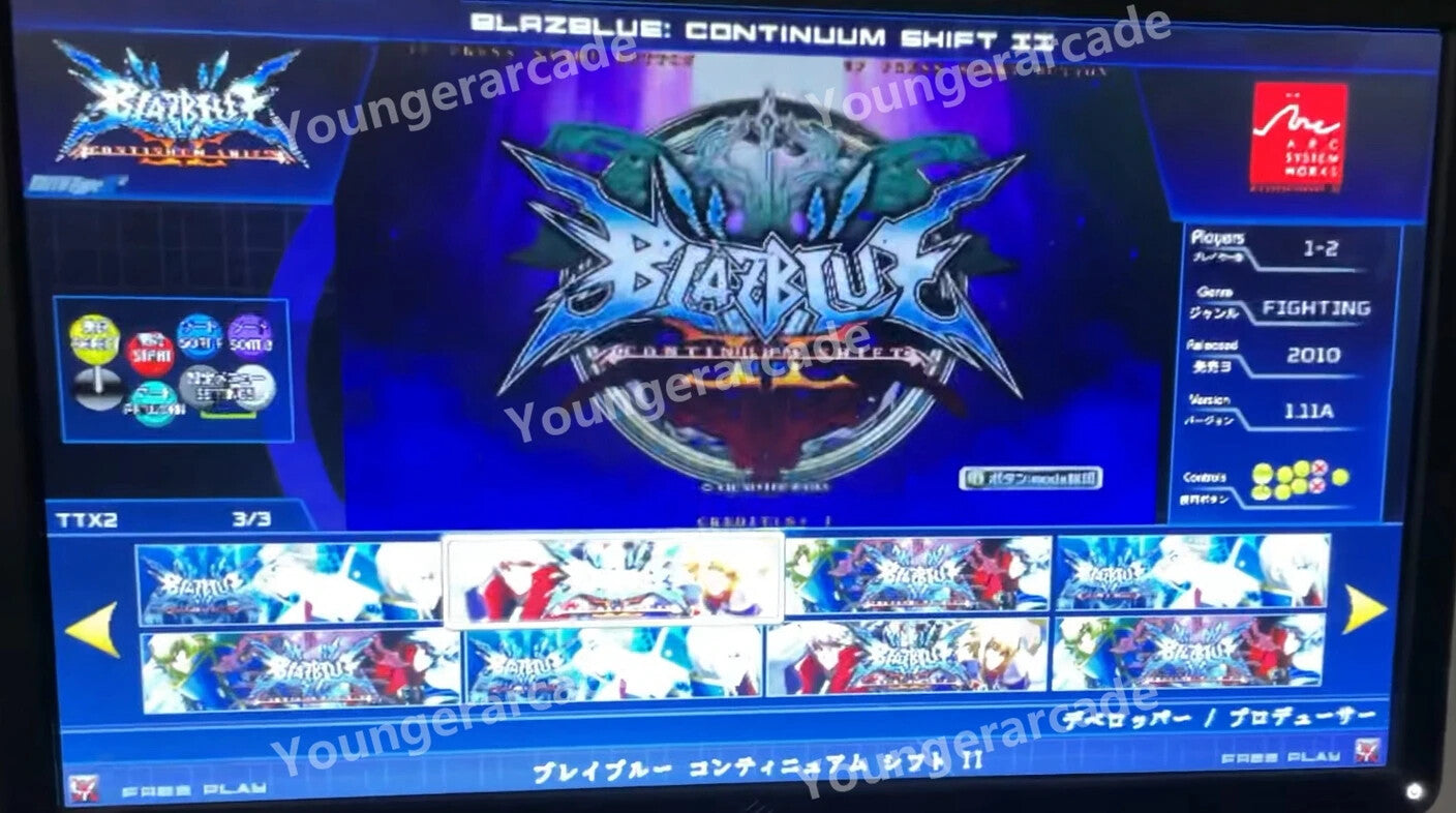 USED Taito Type X2 with 56in1 SSD Multi Games Nesica Tested Working