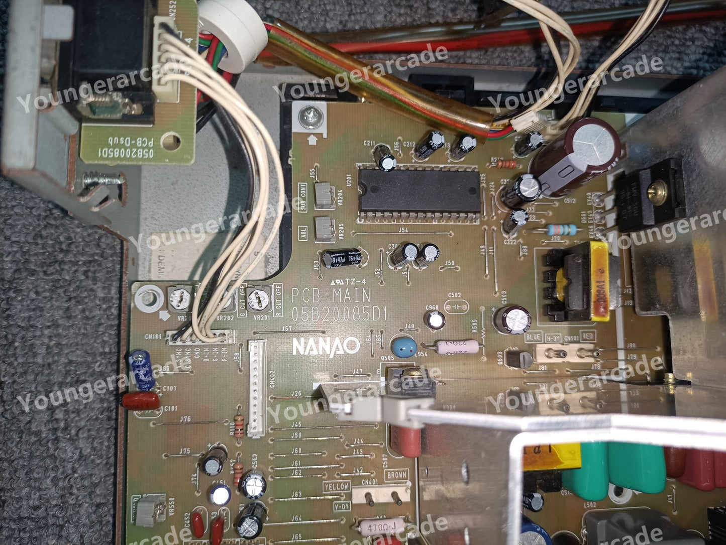 Nanao MS2932 CRT Chassis Arcade Game Cabinet Tube Part Tested Working