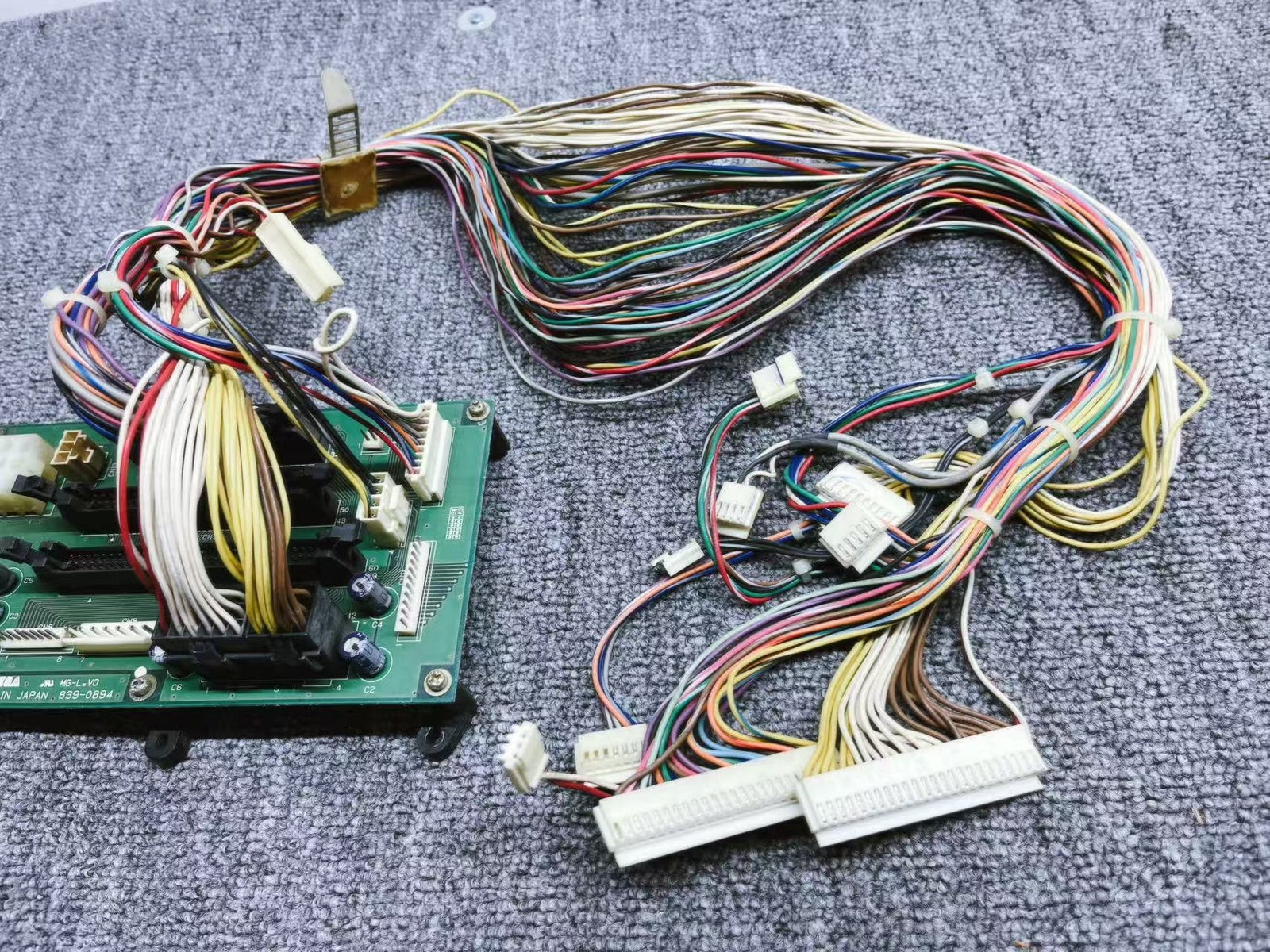 Used Sega Blast City Wiring Harness for Spike Out Tested Working