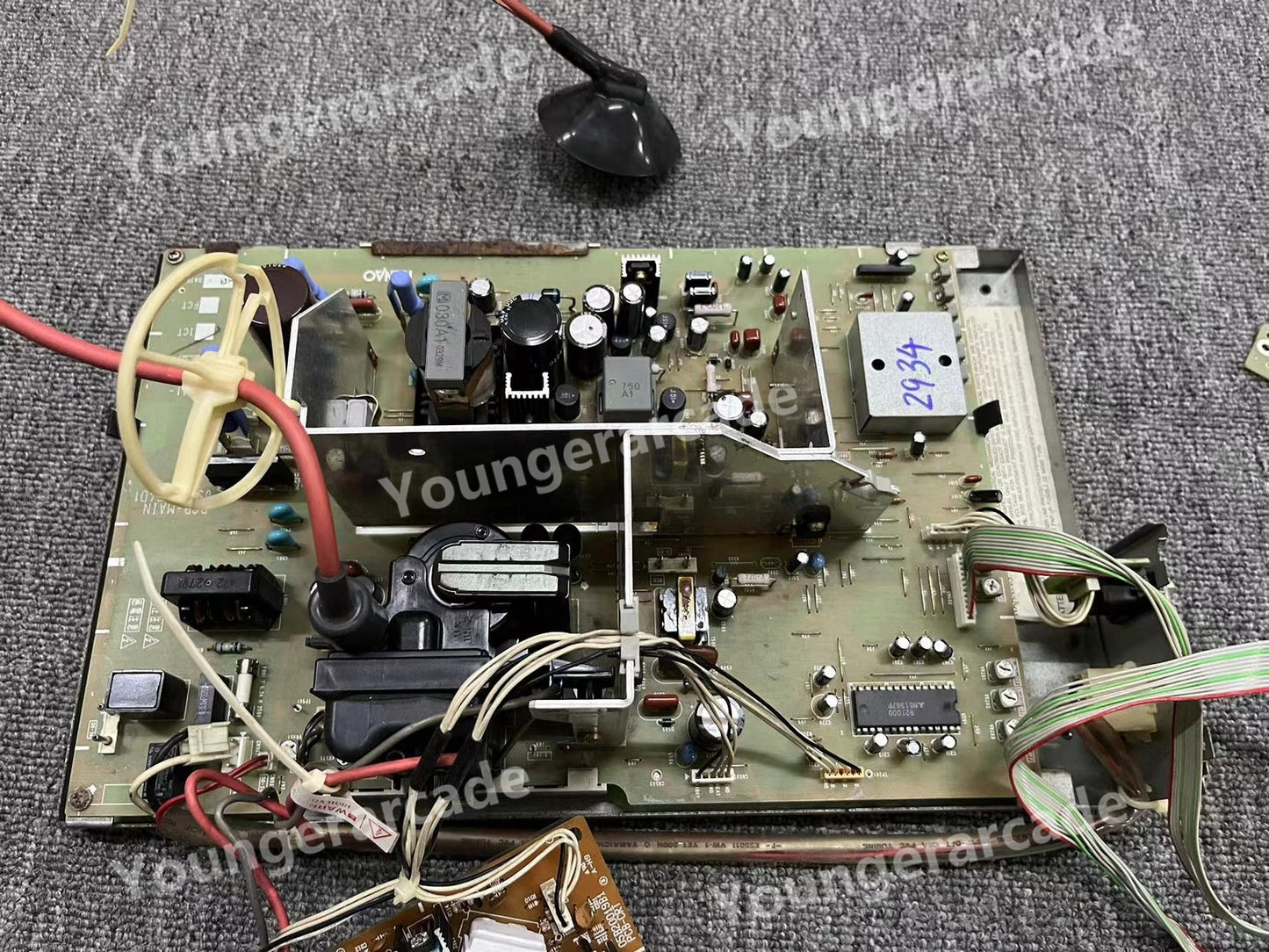 Used Nanao MS2934 CRT Chassis Arcade Game Cabinet Tube Part Tested Working