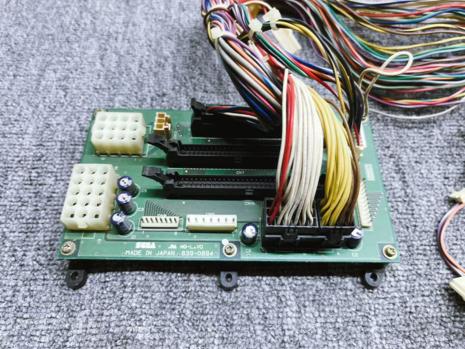 Used Sega Blast City Wiring Harness for Spike Out Tested Working