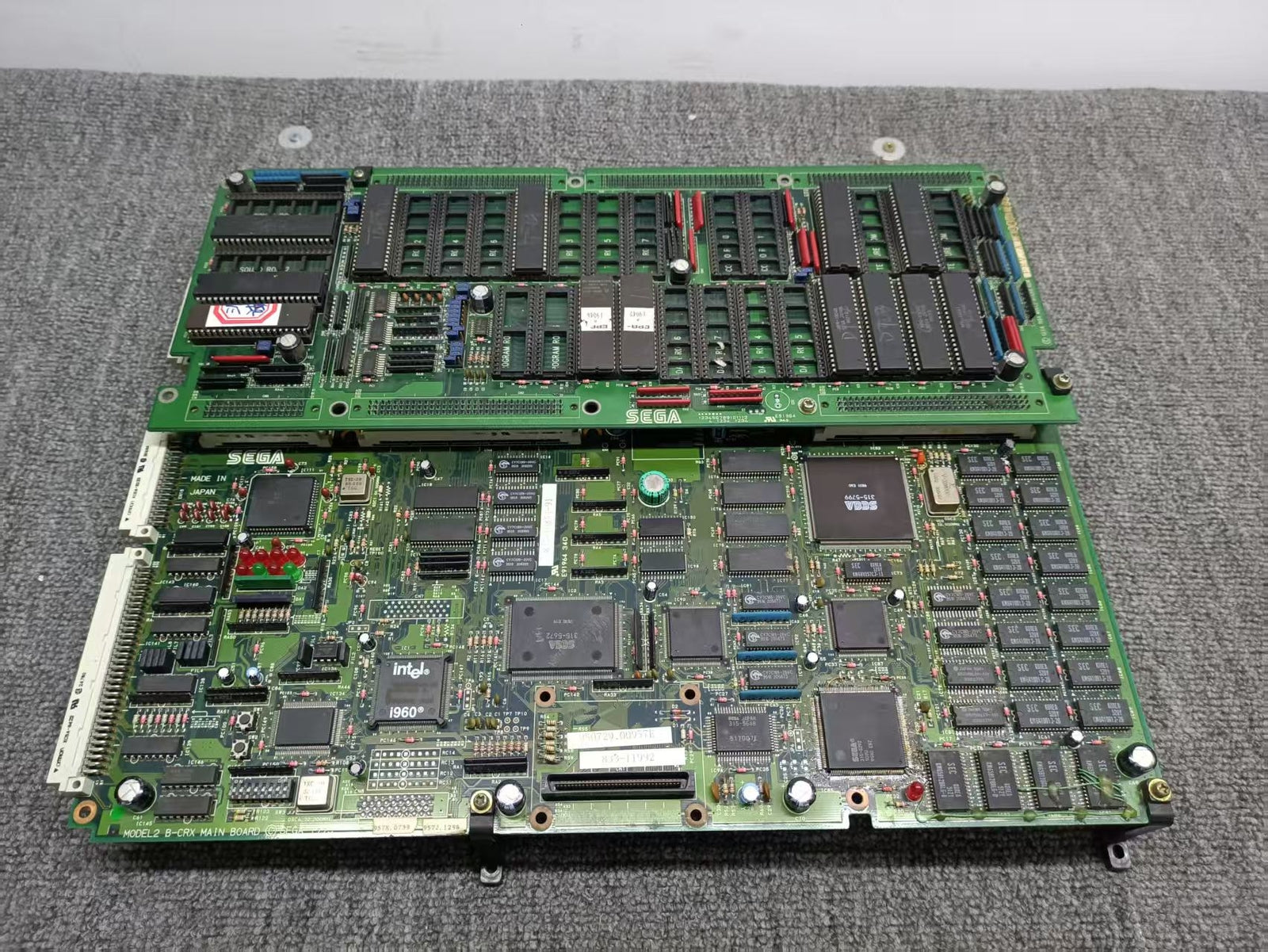 Used Sega Model 2B CRX Last Bronx Arcade Game Motherboard Tested Working