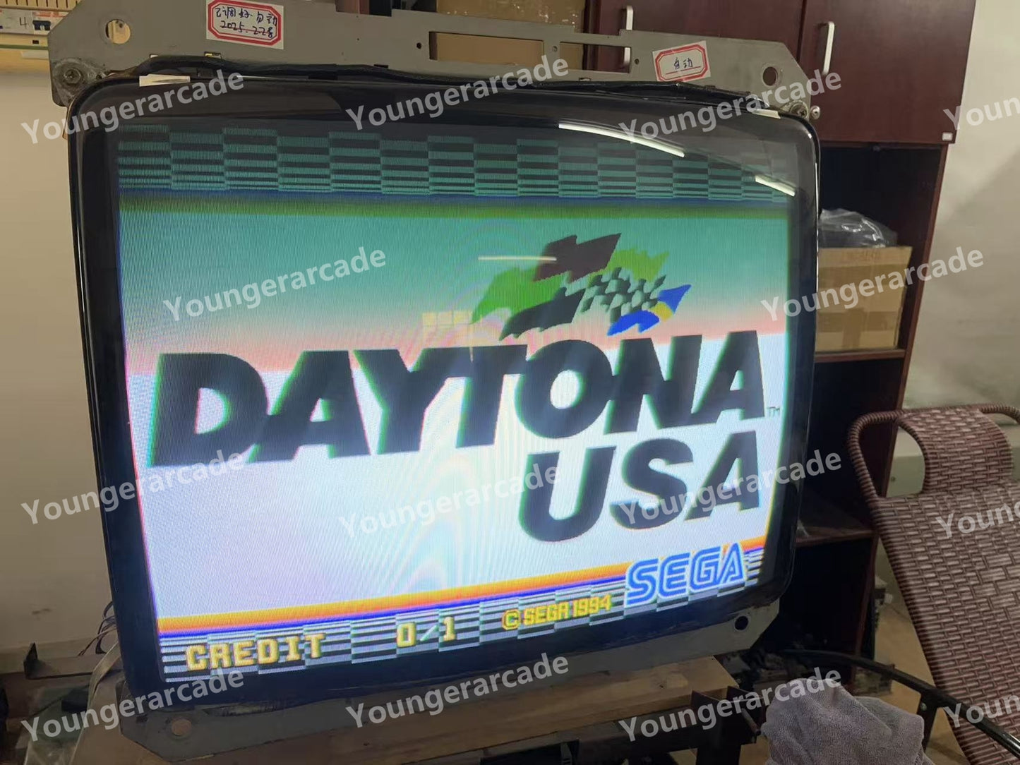 Used Sega Model 2 Daytona USA Arcade Board Tested Working