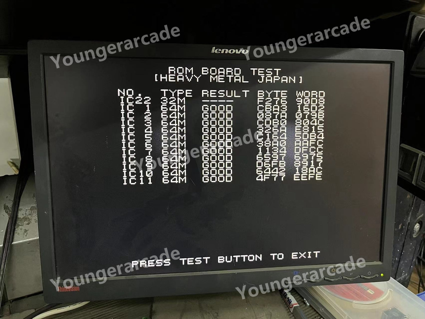 Used Sega Naomi Heavy Metal : Geomatrix Arcade Game Cartridge Tested Working