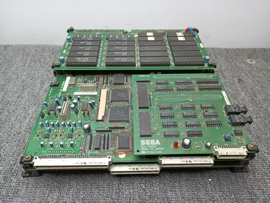 Used Sega H1 Super Scaler Cool Riders Arcade Game Motherboard Tested Not Working