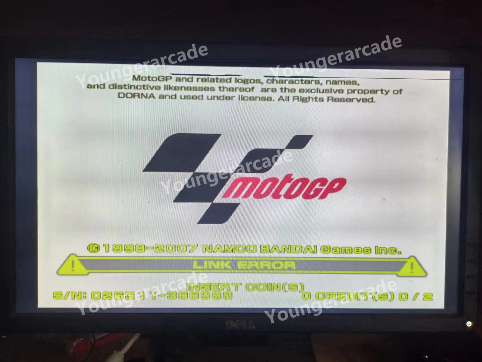 Used Namco System 246 Moto GP HDD with Security Dongle Tested Working
