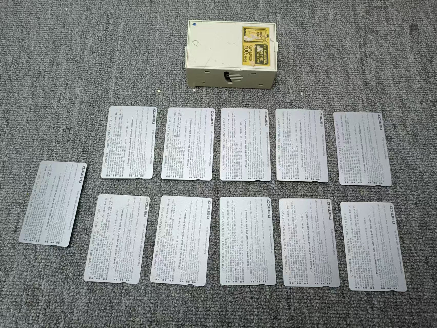 Used Namco Mario Kart Arcade Game Card
