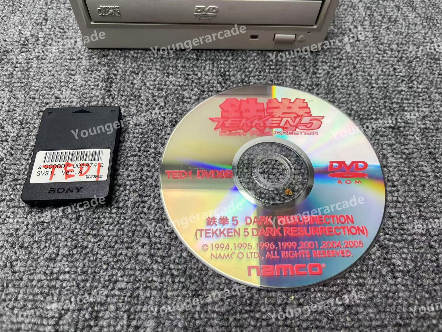 Not Original Namco System 256 Tekken 5 Dark Resurrection DVD-ROM Tested Working