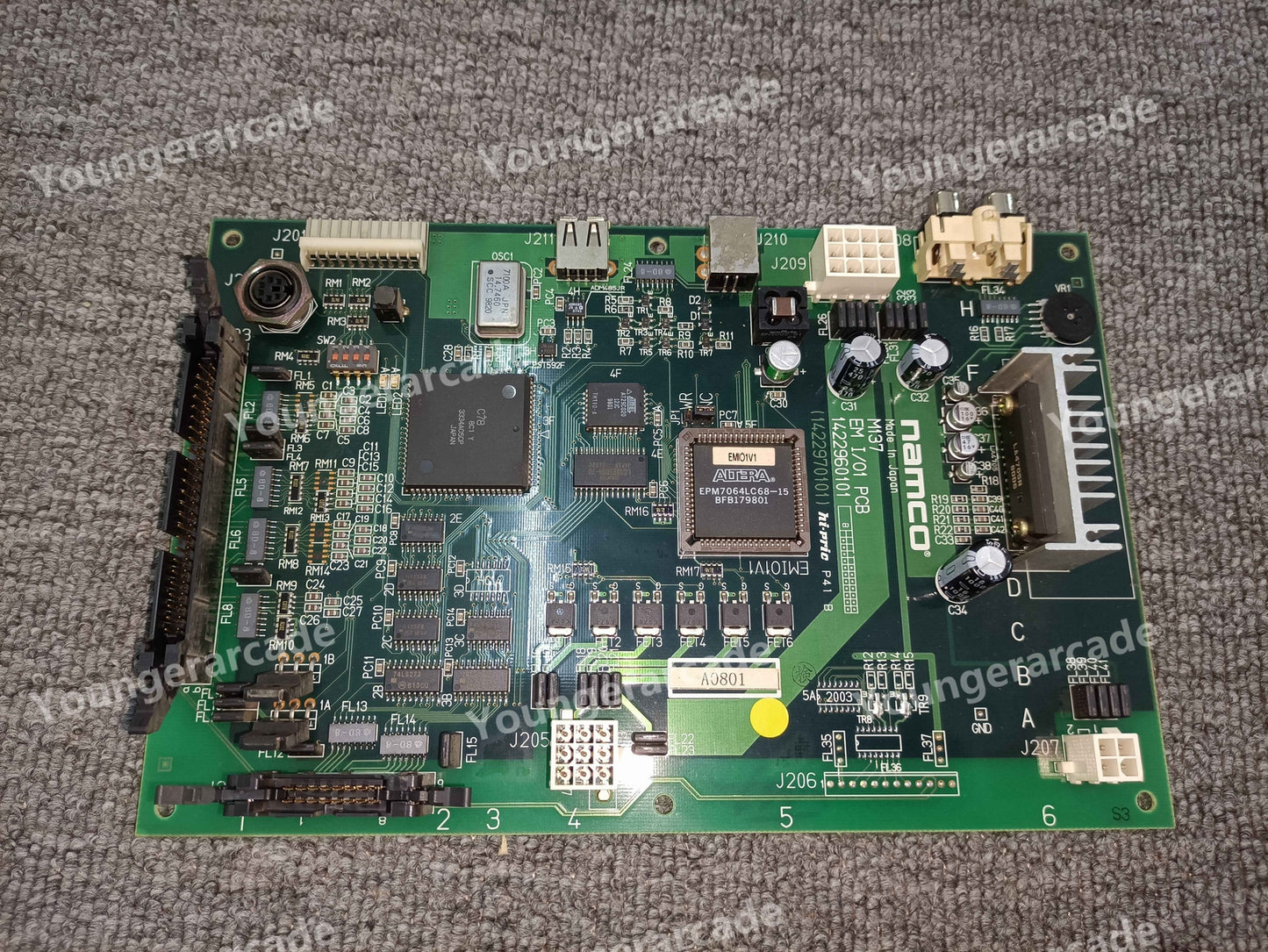 Used Namco M137 EM IO PCB 1422960101 board Tested Working