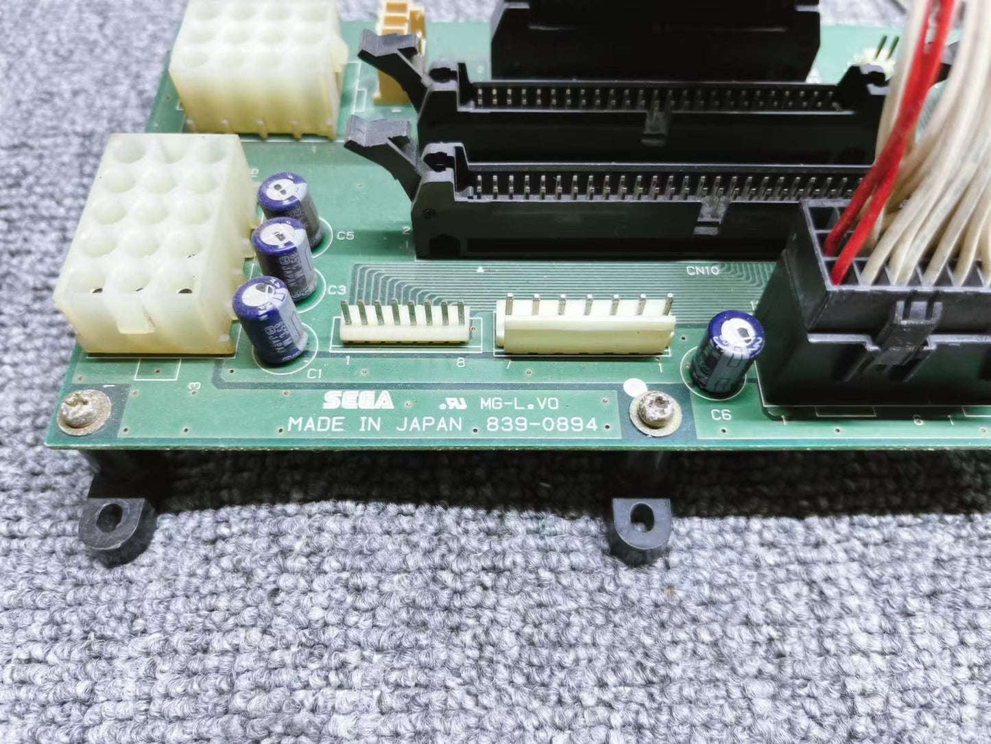 Used Sega Blast City Wiring Harness for Spike Out Tested Working