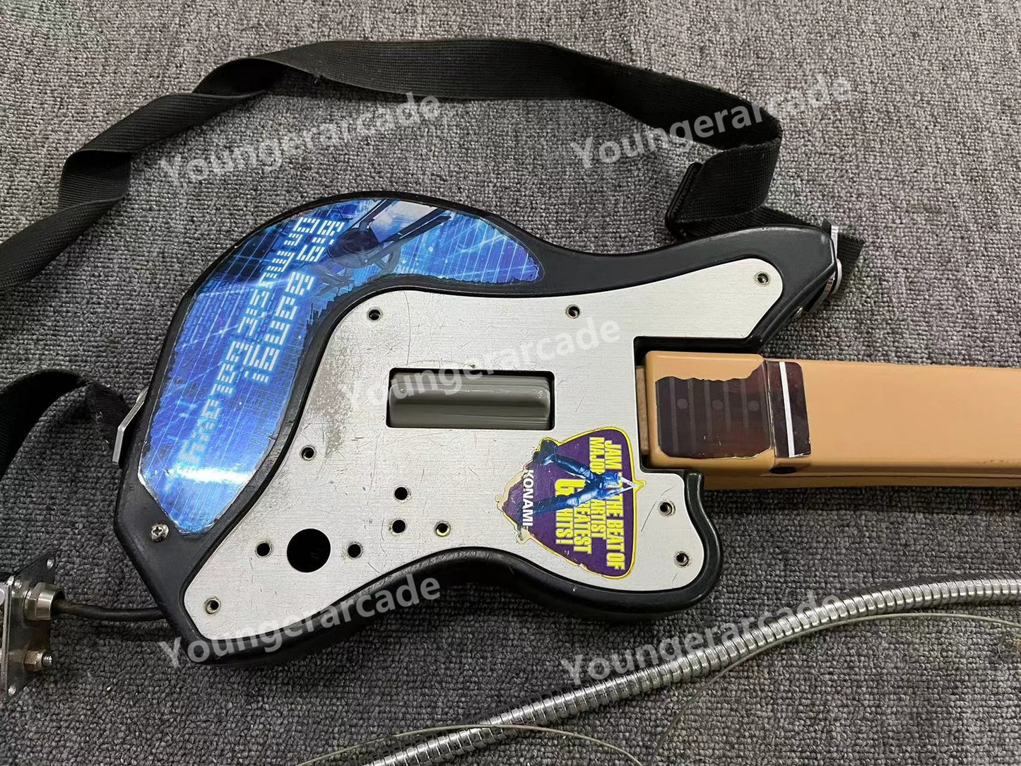 Used Konami Guitar Freaks V8 Guitar Arcade Part Tested Working