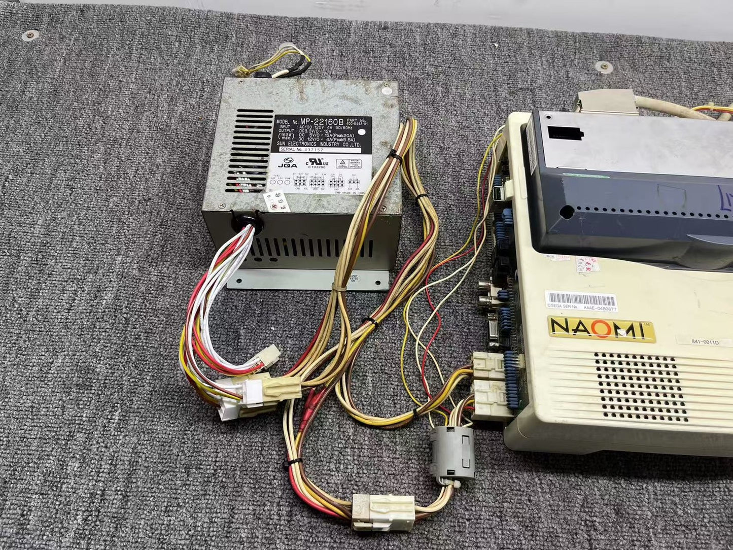 Used Sega Naomi GD-ROM Arcade Game Motherboard Tested Working