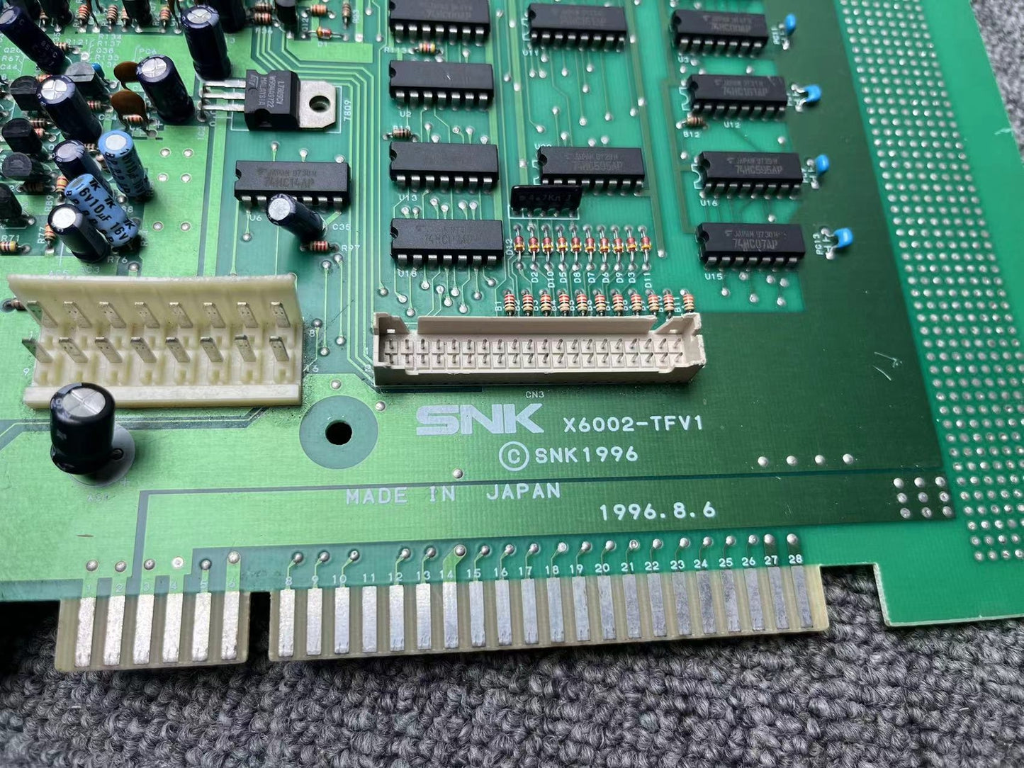USED SNK X6002-TFV1 Jamma Board Tested Not Working