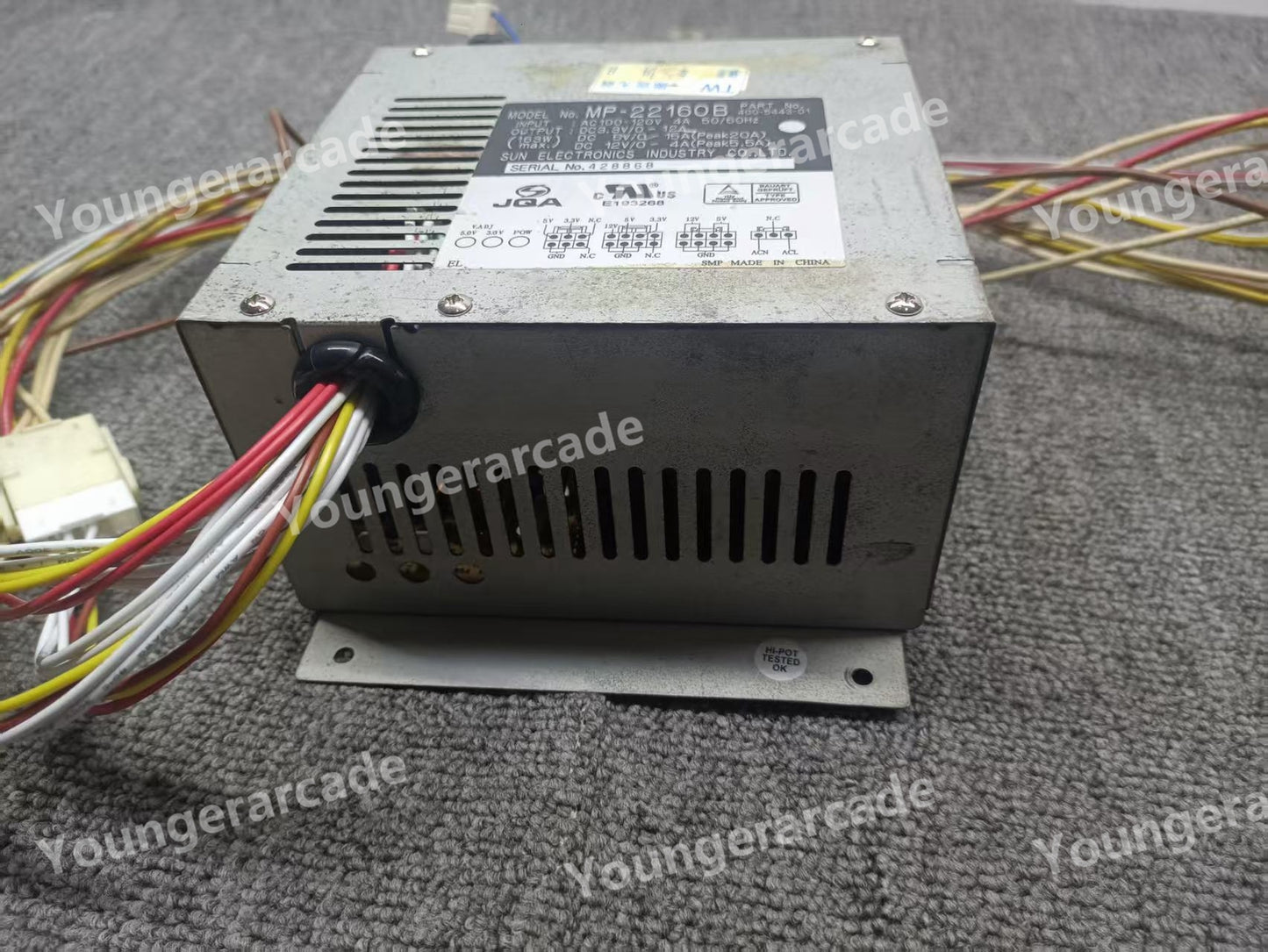 Used Sega Naomi MP-22160B Power Supply Arcade Part Tested Working