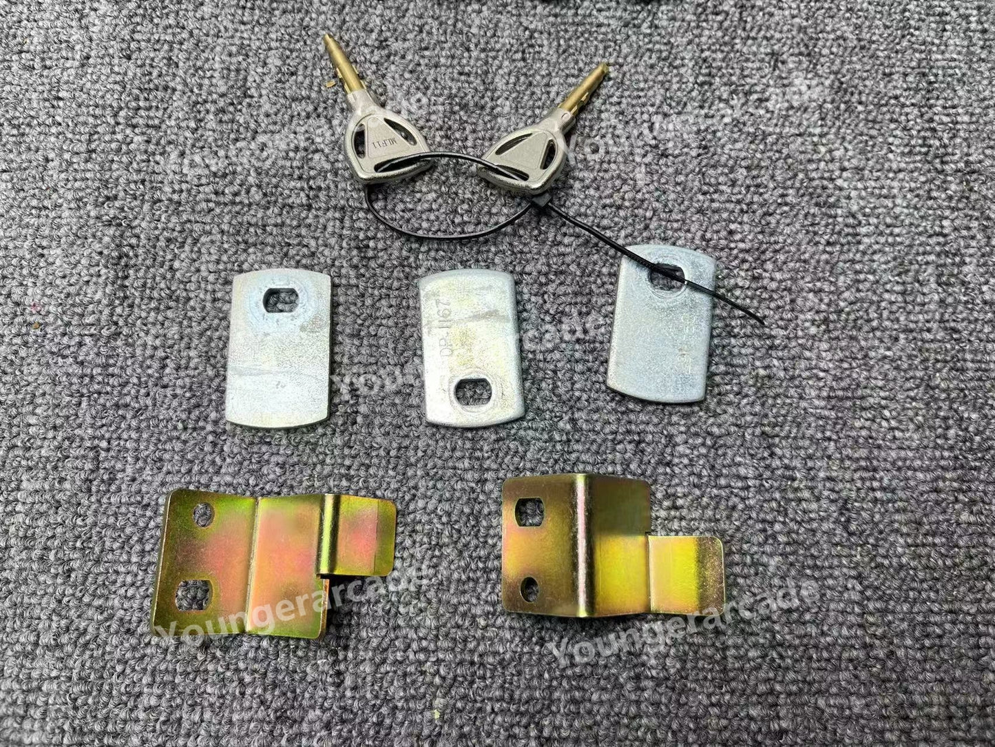 REPRO Sega Astro City Locks Keys Arcade Parts