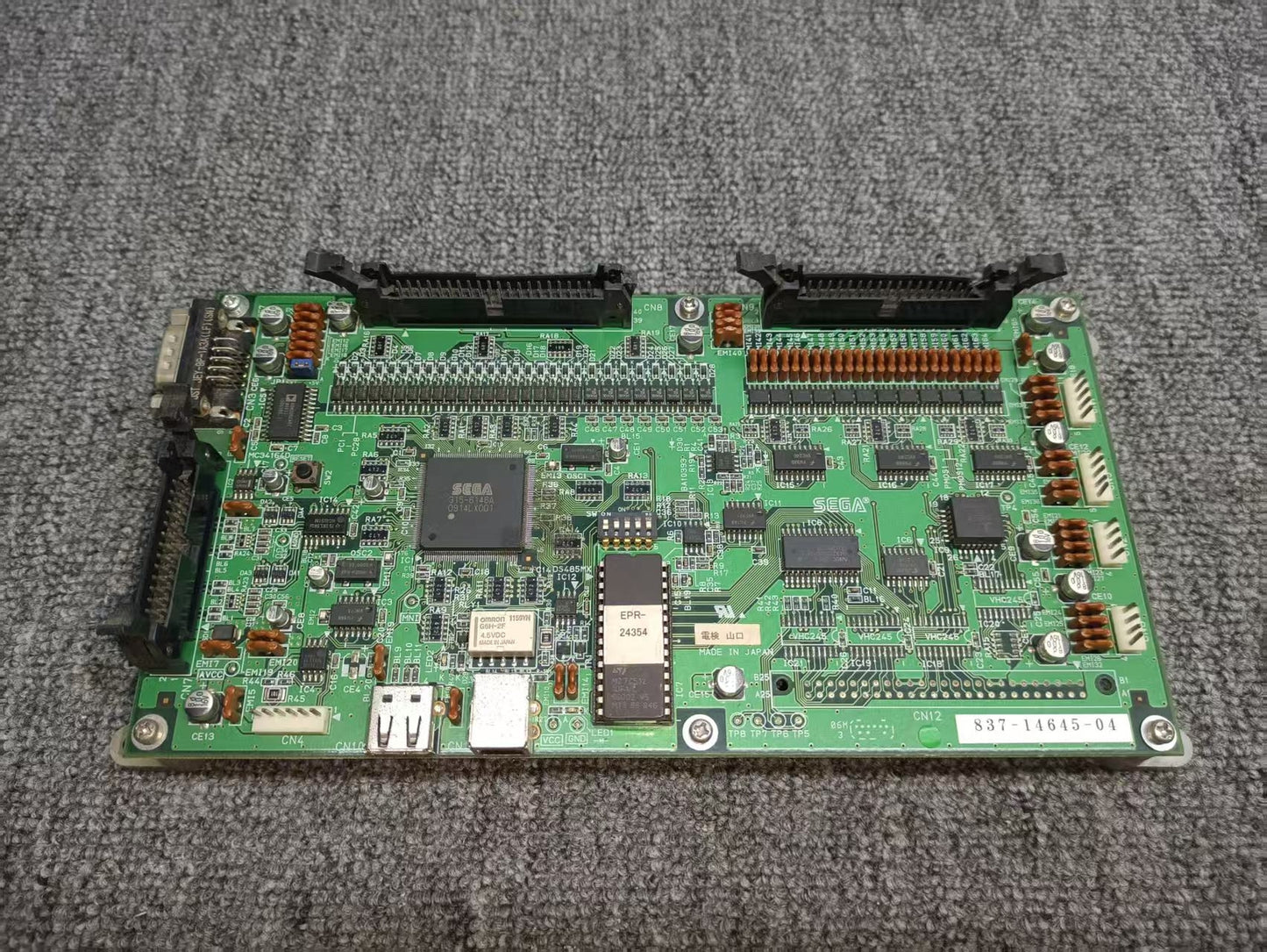 USED Sega Naomi Chihiro JVS I/O PCB Board 837-14645-04 Tested Working