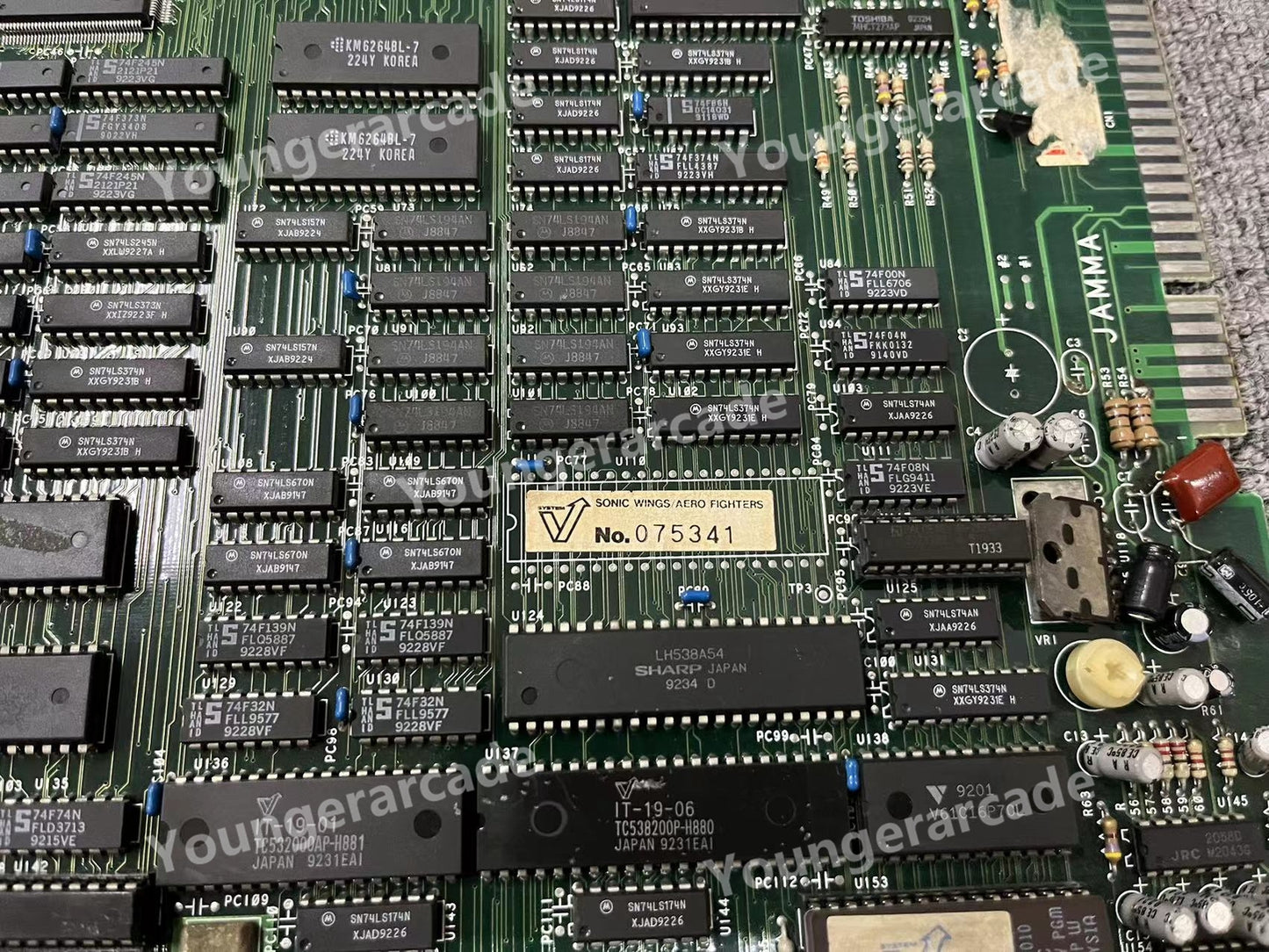 Aero Fighters Jamma PCB Arcade Game Board Tested Working