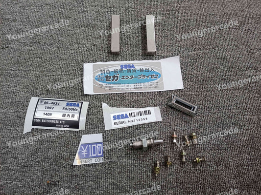 REPRO Stickers for Sega New Net City Arcade Game Cabinet