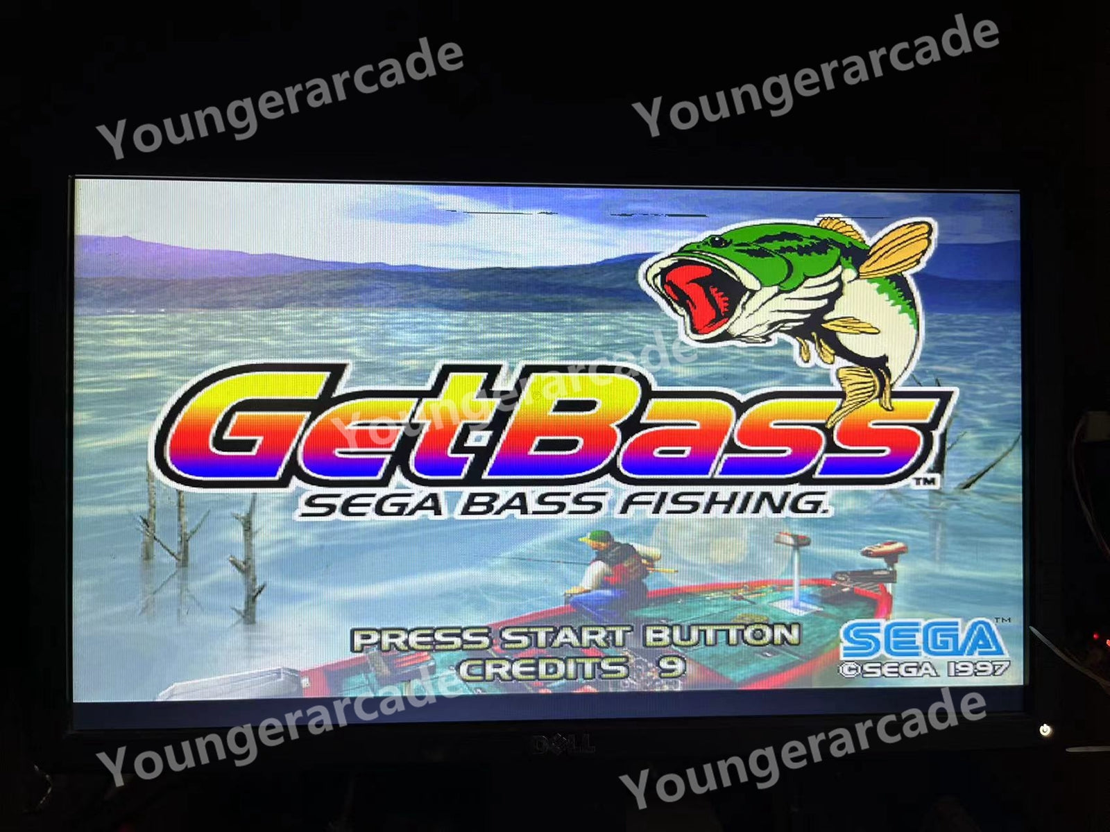 Used Sega Model 3 Step 1.0 Get Bass Arcade Game Board Tested Working