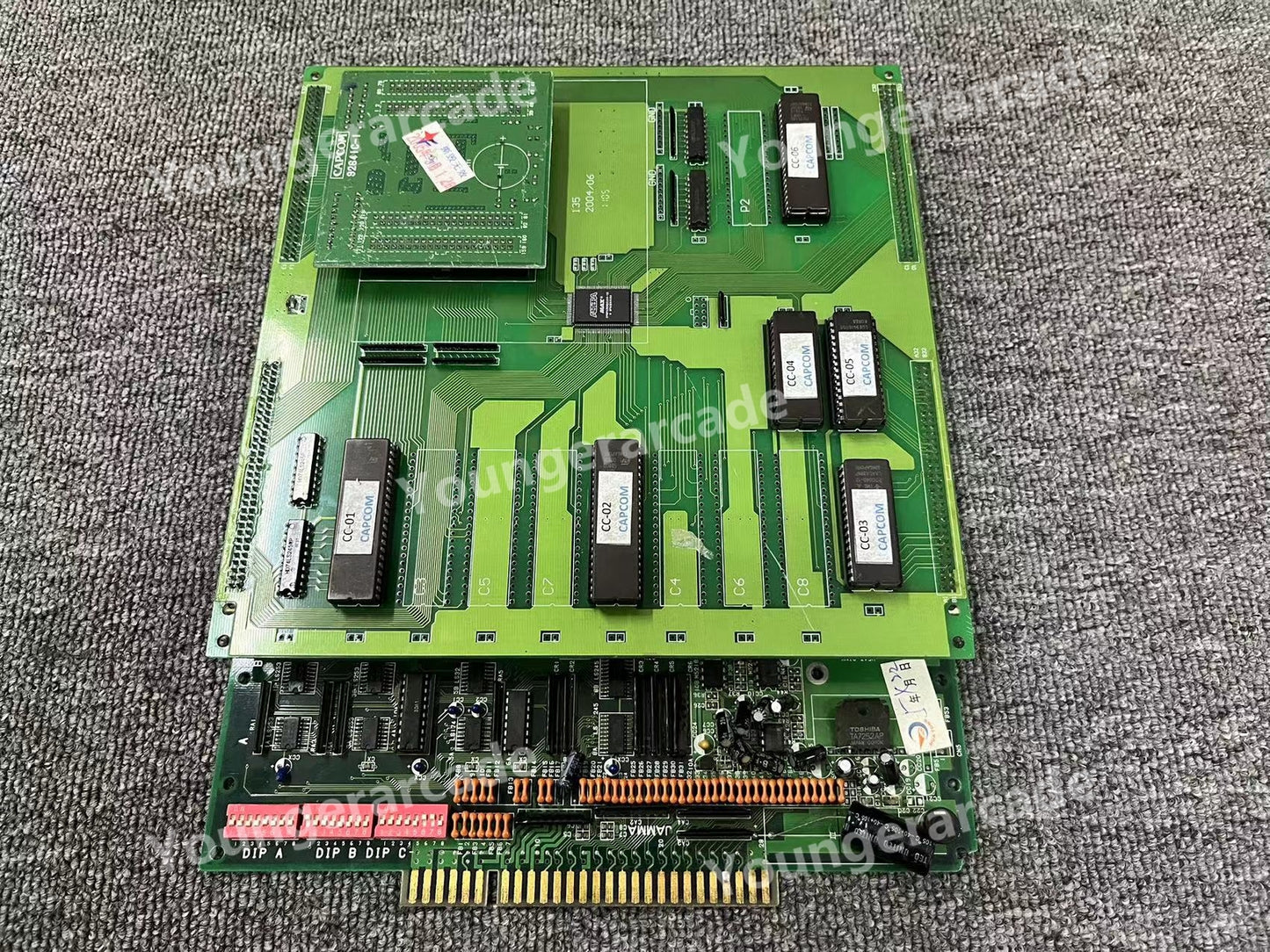 Used Capcom CPS1 U.S. Navy 10MHz Board Arcade Game PCB Tested Working