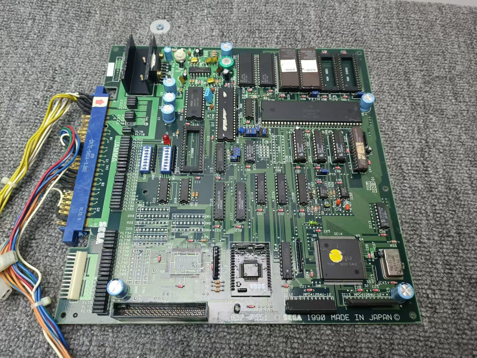 Used sega 837-7531 pcb board tested not working