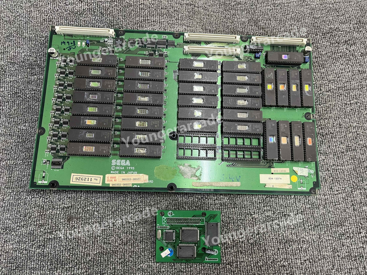 Used Sega Model 3 Step 2.1 L.A.Machineguns ROM Board PCB Tested Working