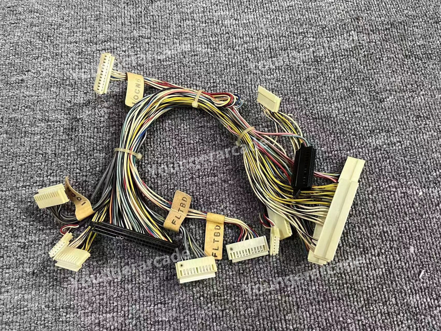 Used Sega Model 2 Daytona USA IO Board Wiring Harness Arcade Part
